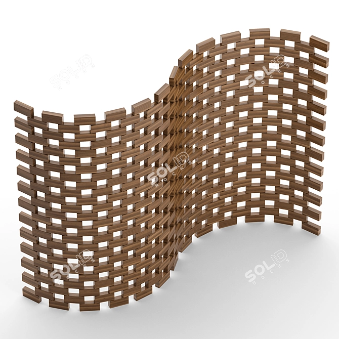 Ambassador Folding Screen 3D model image 4