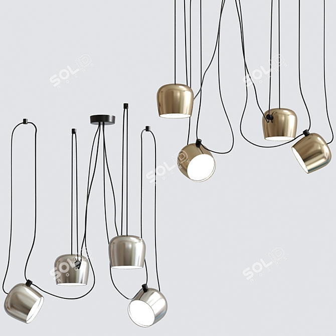 Contemporary Flos Collection Pendant 3D model image 3