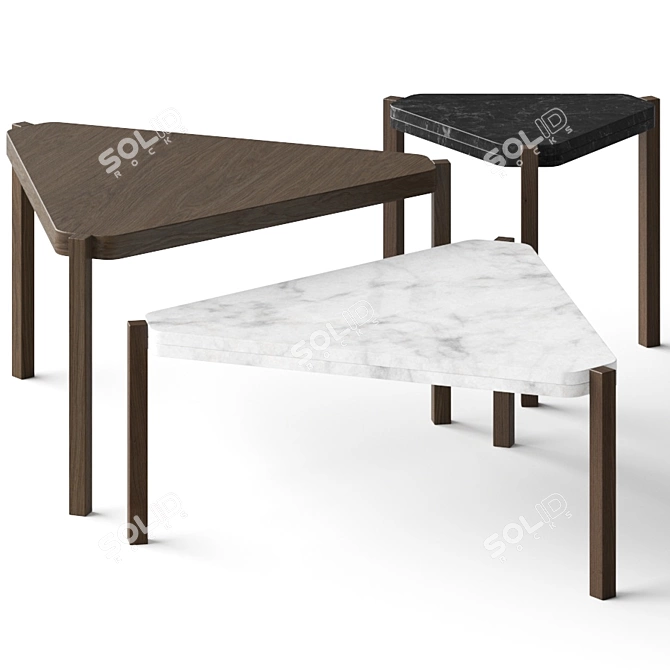 Modern Minimalist Coffee Tables 3D model image 1