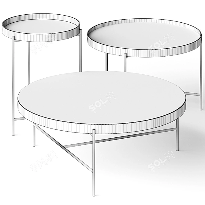 Contemporary Globe Coffee Tables 3D model image 3