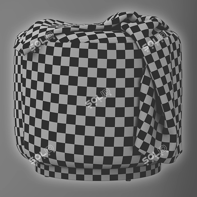 Sinclair Round Ottoman: Whistler Elegance 3D model image 5