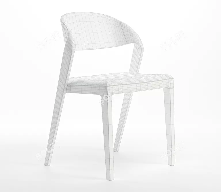 Elevate Your Space with Spin Chair 3D model image 2