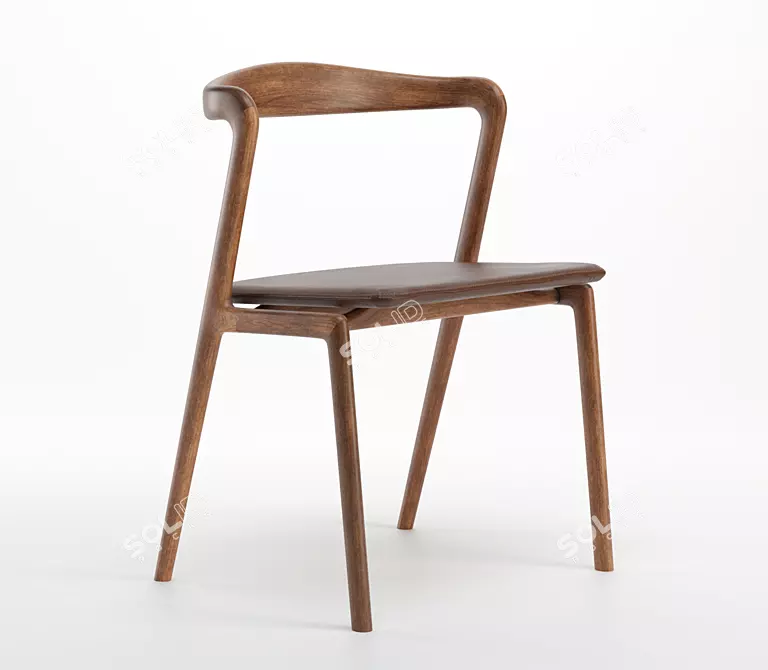 Sleek Otto Chair: Modern Design 3D model image 1
