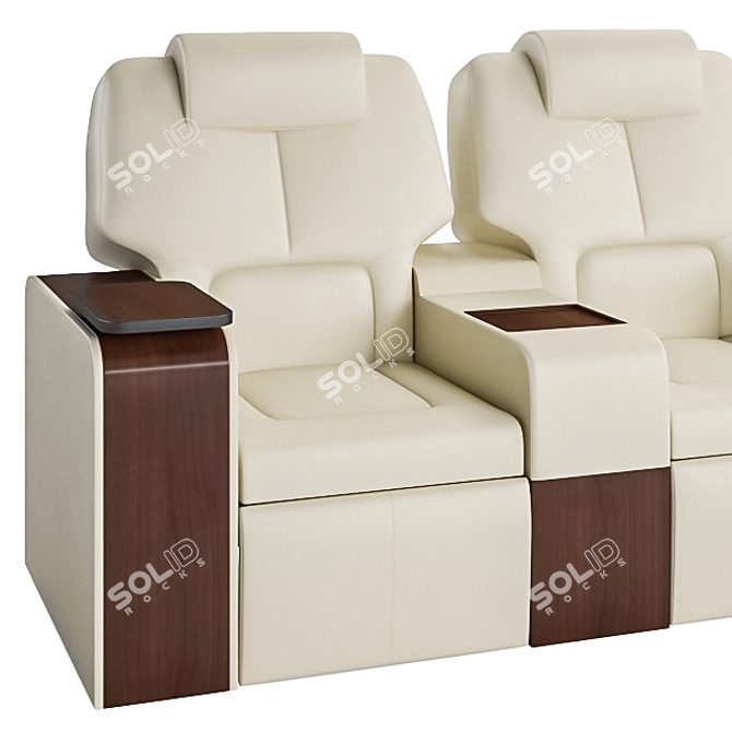 Figueras Hollywood 5400 Cinema Seating 3D model image 4