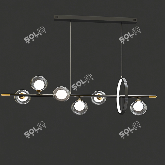 DAGFRID Matt Composition Luminaires 3D model image 2