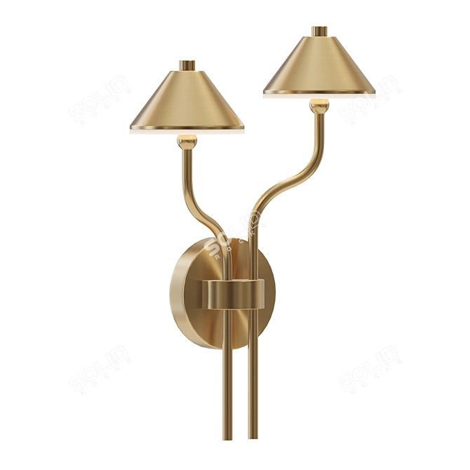 Modern Conical Wall Lamp  3D model image 3