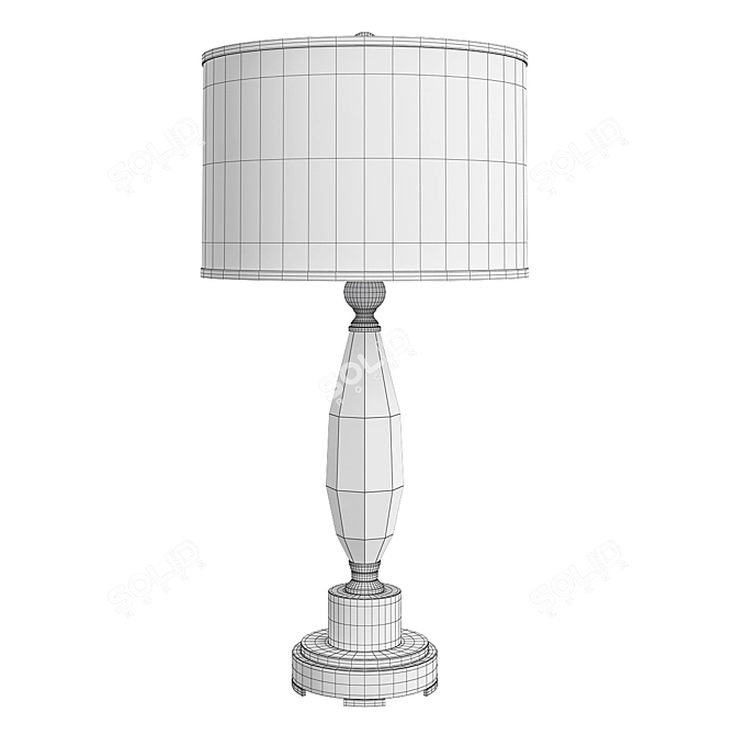 Crystal Elegance Torlino Lamp 3D model image 3