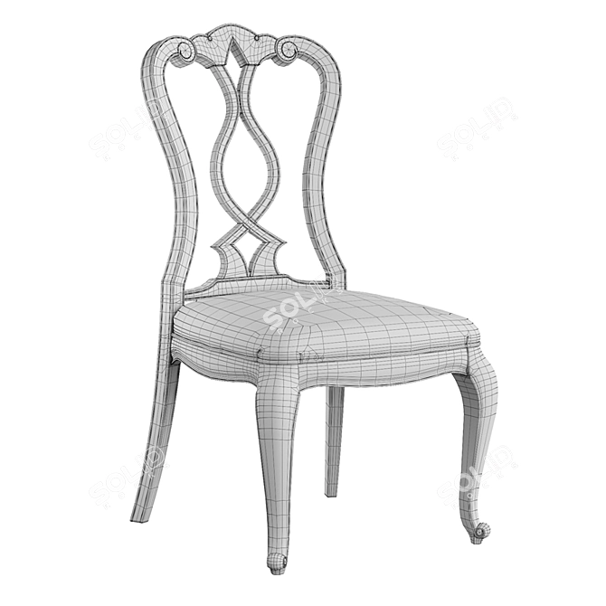 Chatelet Splatback Chair: Elegant and Versatile 3D model image 4