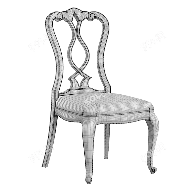 Chatelet Splatback Chair: Elegant and Versatile 3D model image 10