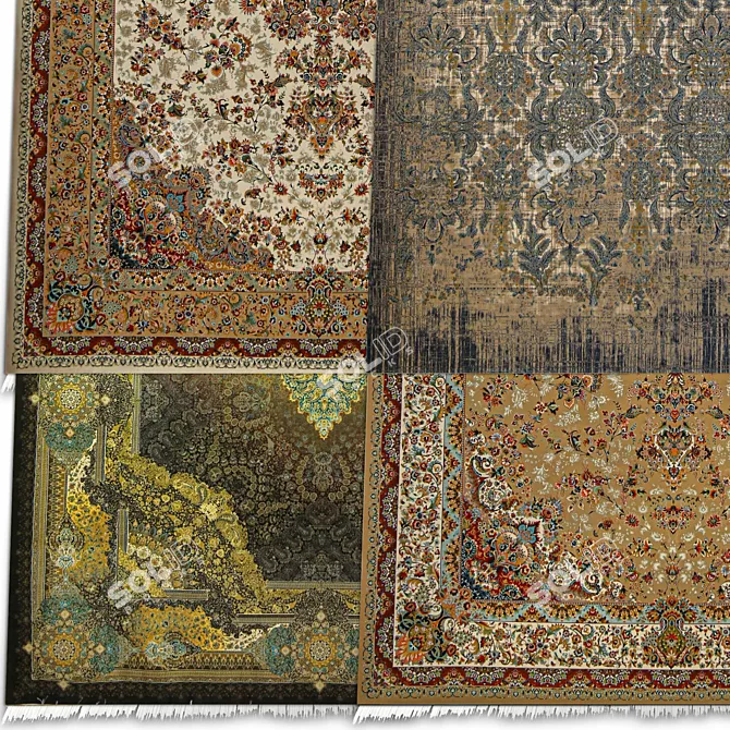 Persian Carpet Vol. 17: Stunning Textures 3D model image 3