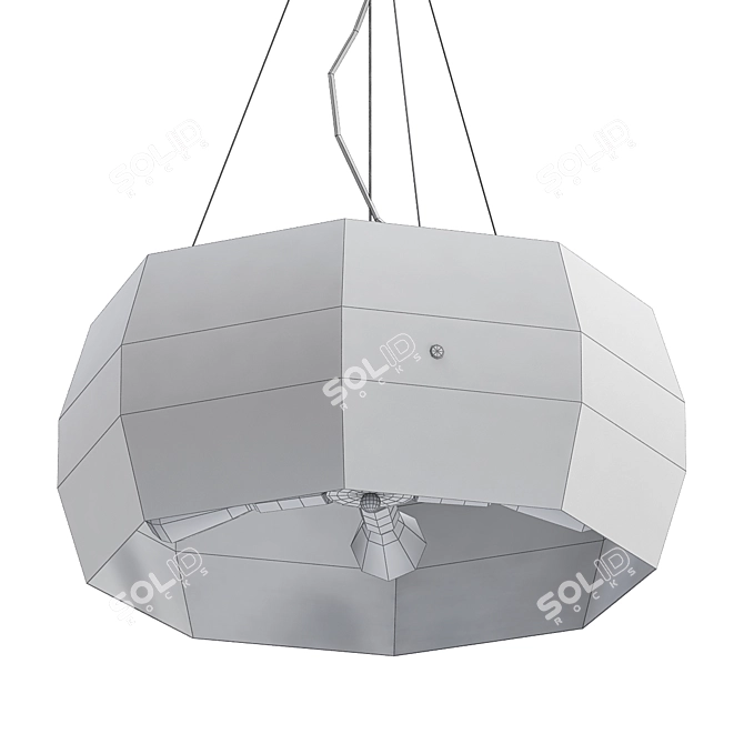 Sophisticated Hanging Chandelier by Arte Lamp 3D model image 2