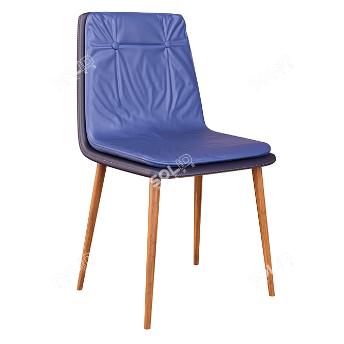 ErgoLux Leisure Chair 3D model image 2