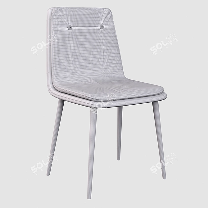 ErgoLux Leisure Chair 3D model image 3
