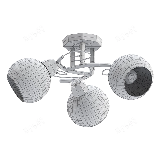 Lumion Melefa Ceiling Chandelier 3D model image 2