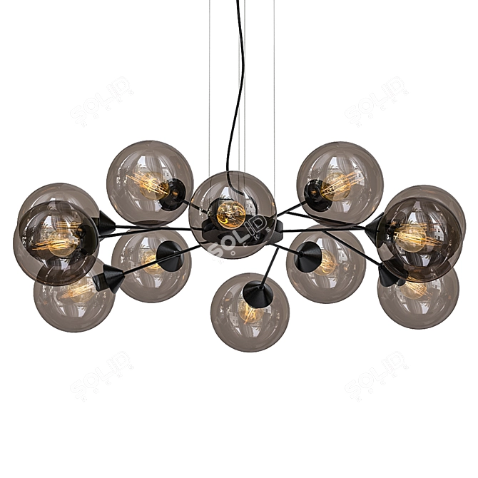 Giorgetti Suspension Lamp: Modern Elegance 3D model image 1