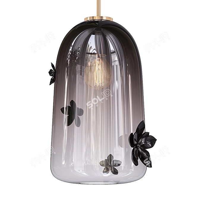 Elegant GIA Bell Pendant 3D model image 1