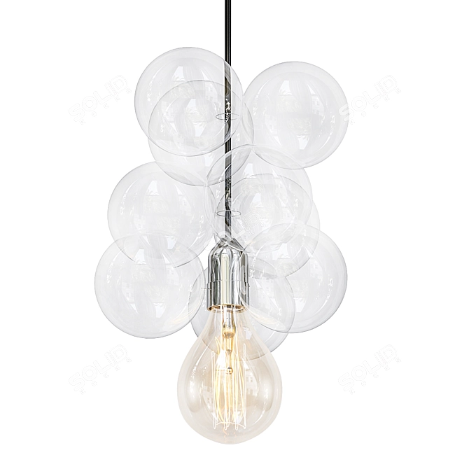 Modern DIY Pendant: Personalize Your Lighting 3D model image 1