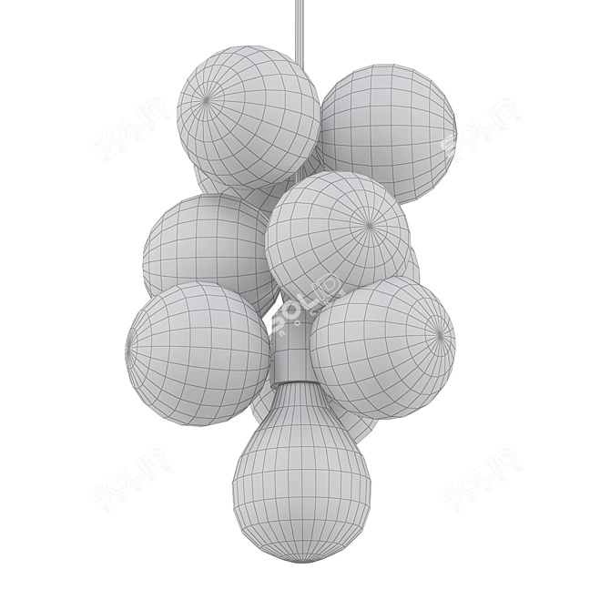 Modern DIY Pendant: Personalize Your Lighting 3D model image 2