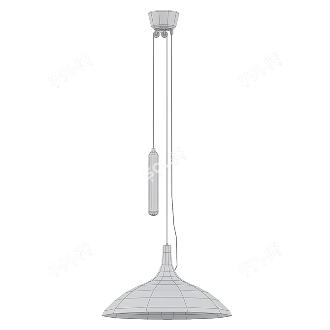 Modern Elegance: A1965 Pendant Lamp 3D model image 2