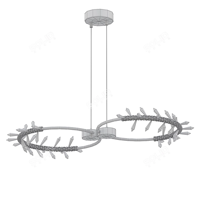 Elegant Acosta Duo: Illumination Perfected 3D model image 2