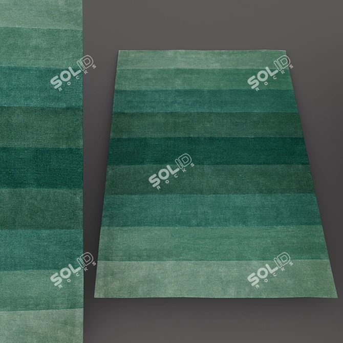 Stylish Non-Slip IKEA Rugs 3D model image 4