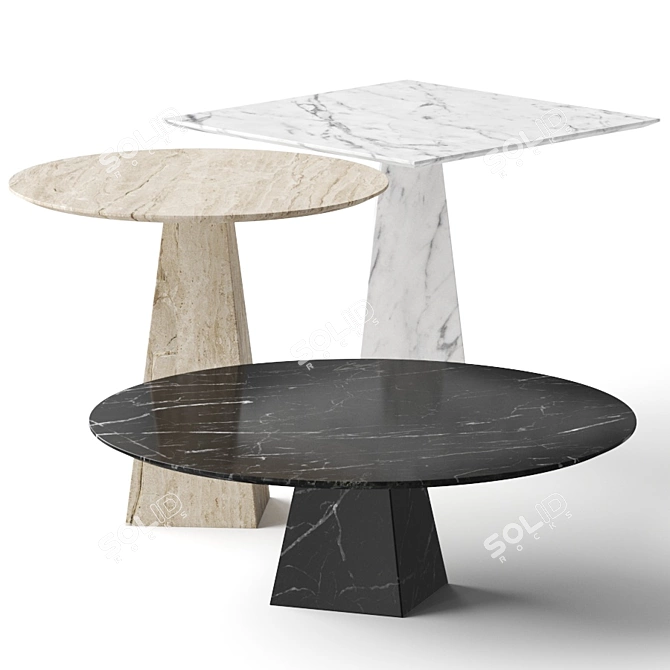 Cosmos Coffee Tables - Stylish Design for Modern Interiors 3D model image 1