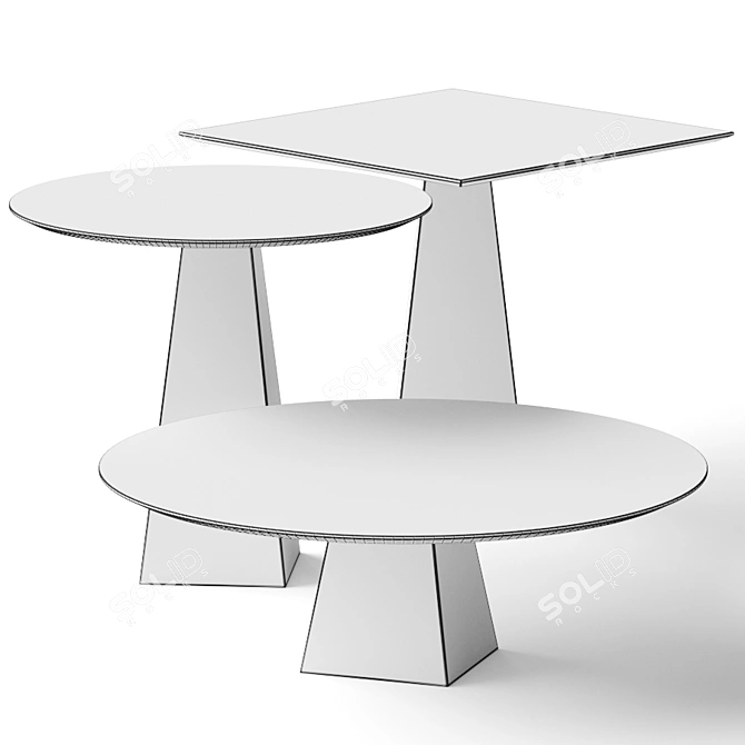 Cosmos Coffee Tables - Stylish Design for Modern Interiors 3D model image 2
