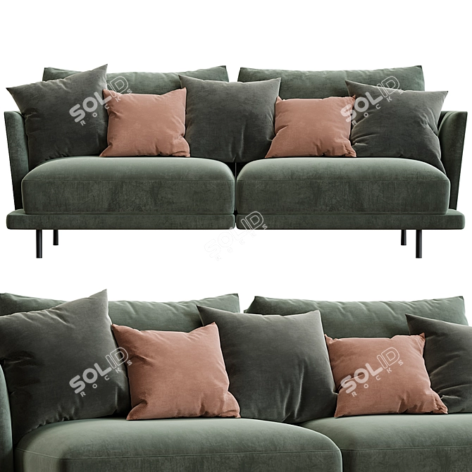Luxury Ditre Italia ROYAL Sofa 3D model image 2