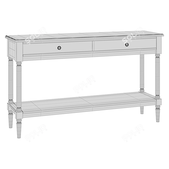 OGOGO Blues Console Table: Timeless Elegance 3D model image 4