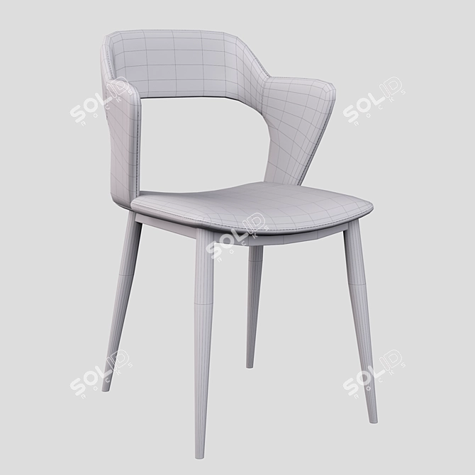 Modern Dining Chair M2 3D model image 3