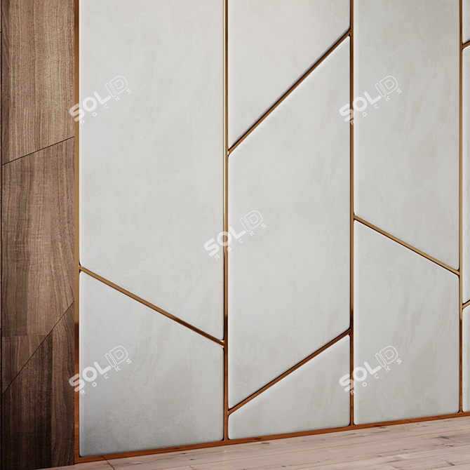 Title: Stylish Studia-54 Inspired Headboard 3D model image 4