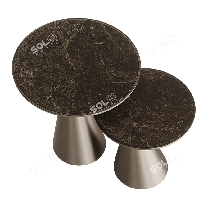 Cattelan Peyote 2021: Dark Keramik Elegance 3D model image 3