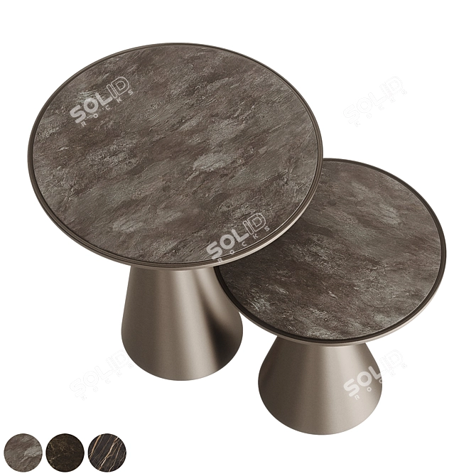 Cattelan Peyote 2021: Dark Keramik Elegance 3D model image 4