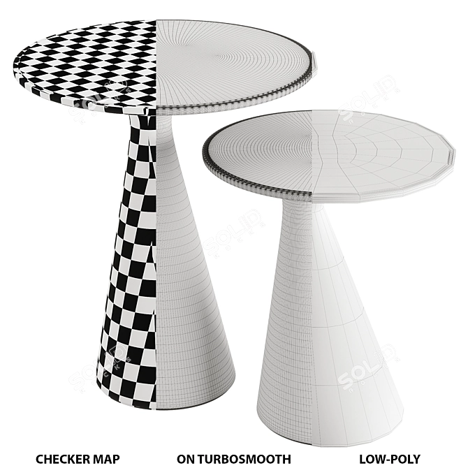 Cattelan Peyote 2021: Dark Keramik Elegance 3D model image 5