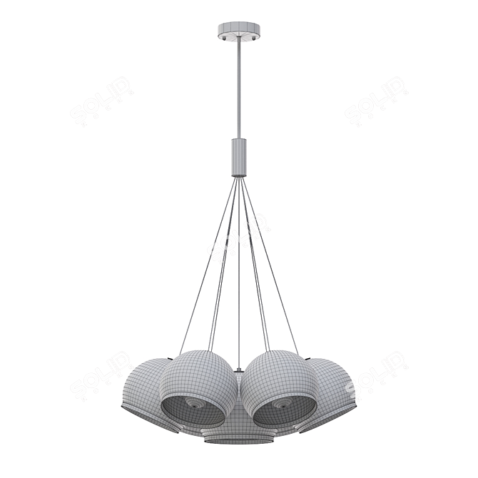 Sleek Nuazen Modern Design Lamp 3D model image 2