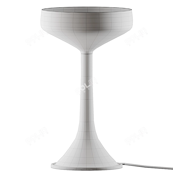 TULIP Table Lamp: Curiousa's Crafted Elegance 3D model image 2