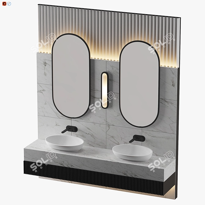 Arttide Bathroom Collection 3D model image 3