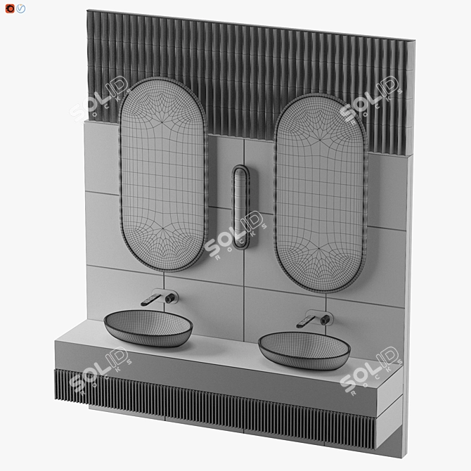 Arttide Bathroom Collection 3D model image 5