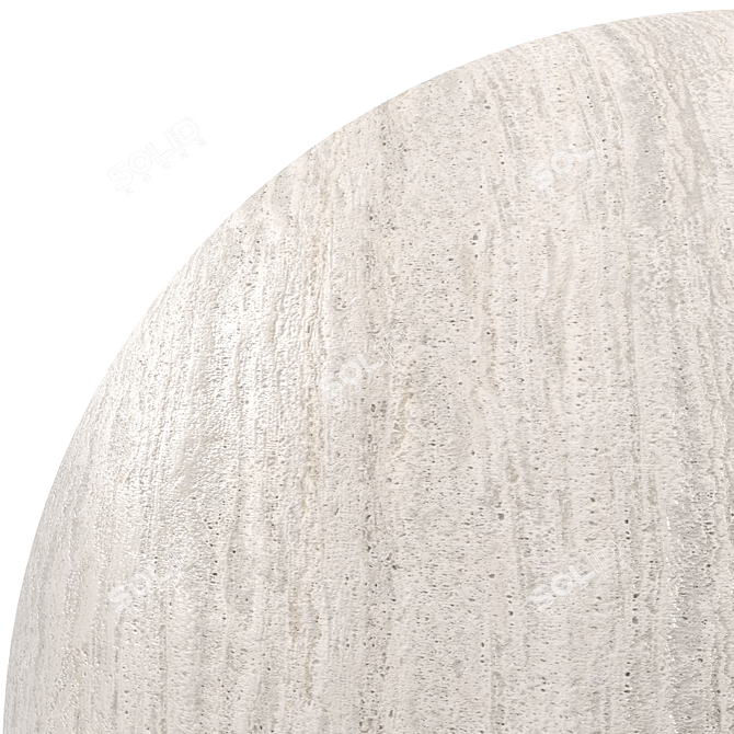 Cream Concrete: PBR Material HD Texture 3D model image 4