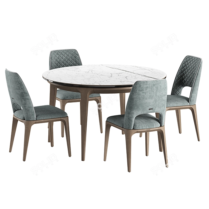 Modern Play Dining Set 3D model image 2