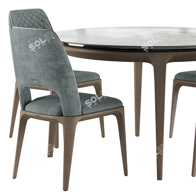 Modern Play Dining Set 3D model image 4