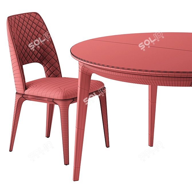 Modern Play Dining Set 3D model image 7