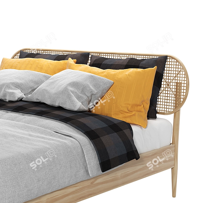 Cozy Unwrapped Bed 03 | 3D Model 3D model image 2