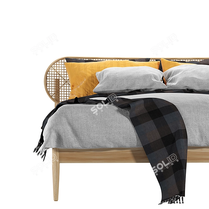 Cozy Unwrapped Bed 03 | 3D Model 3D model image 3