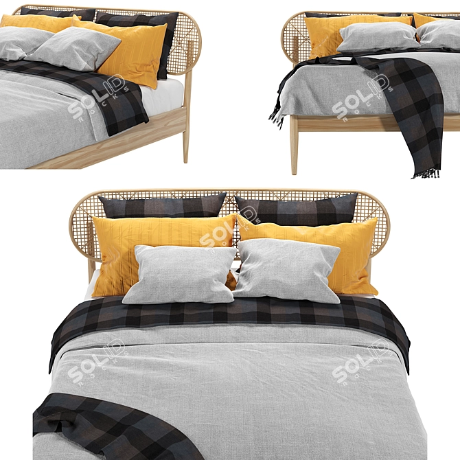 Cozy Unwrapped Bed 03 | 3D Model 3D model image 4