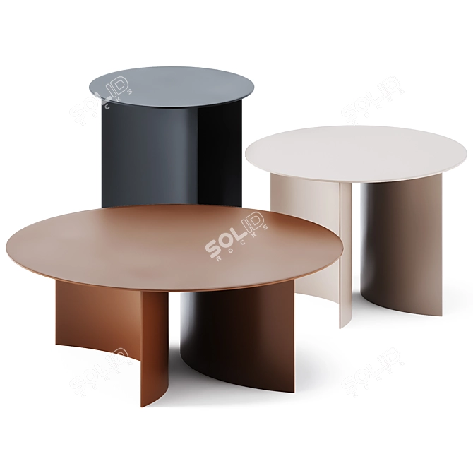 Pierre Coffee Tables: Elegant, Functional 3D model image 1