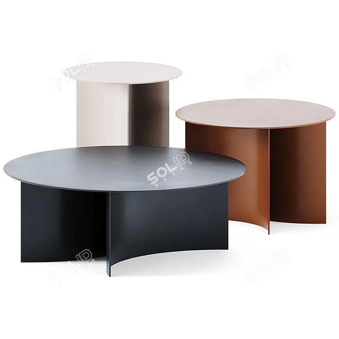 Pierre Coffee Tables: Elegant, Functional 3D model image 2