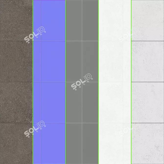 Lavis Stone Tile: 8 Textures, PBR, 4k 3D model image 1