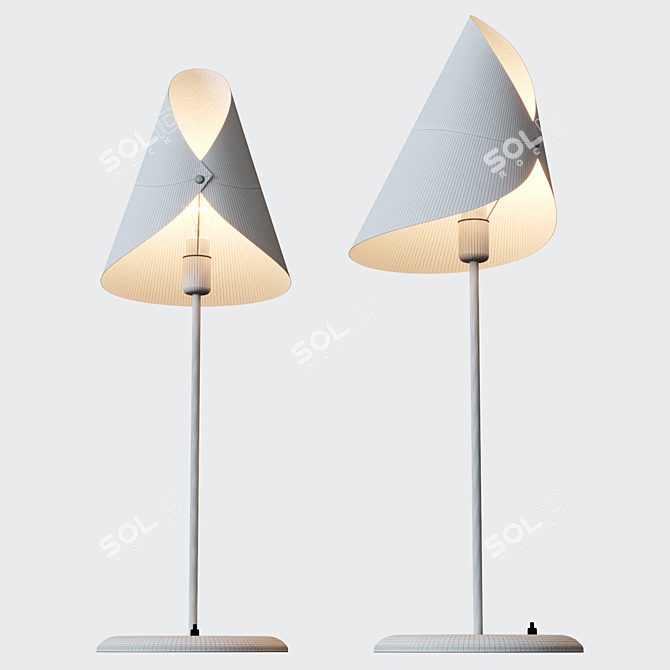 LUNAR GLOW - WARLI TABLE LAMP 3D model image 3