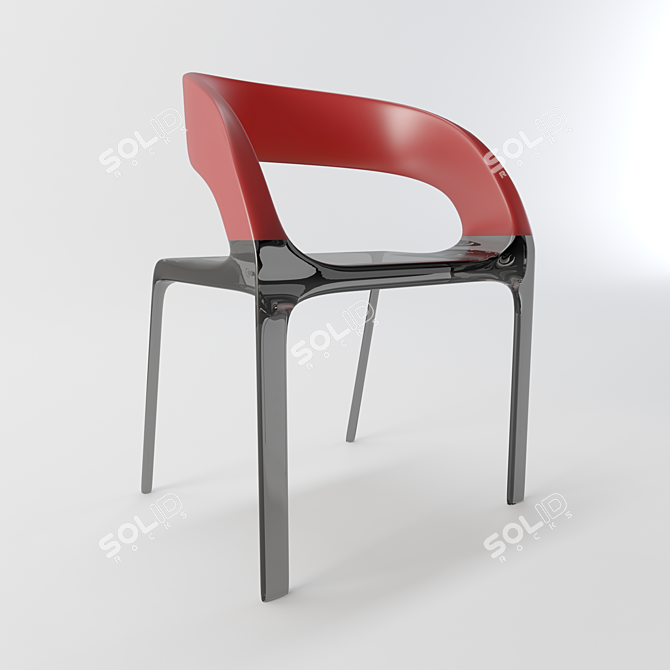 Modern Ergonomic Chair: 3dsmax 2018-Vray, Obj Format 3D model image 1